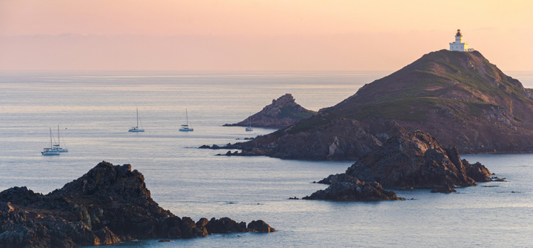 Le phare des Îles Sanguinaires à Ajaccio