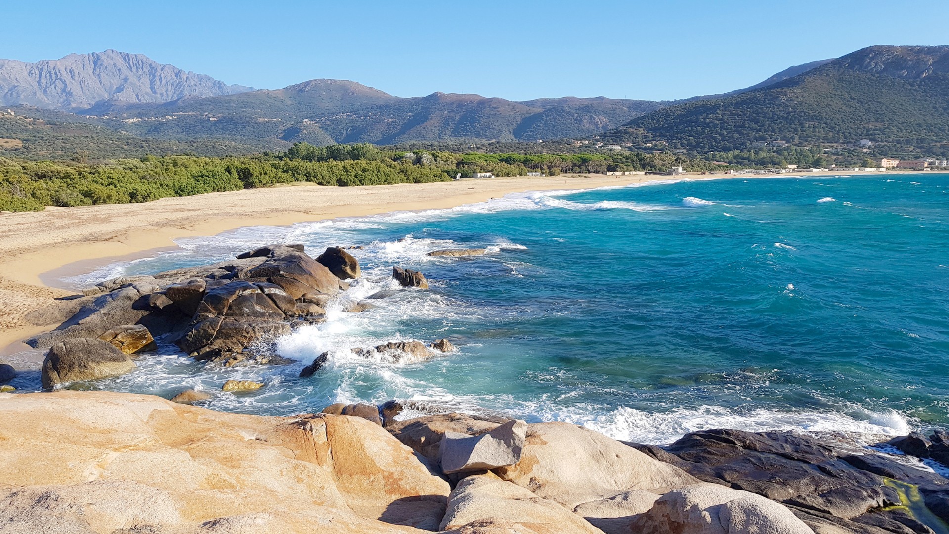plage algajola en corse