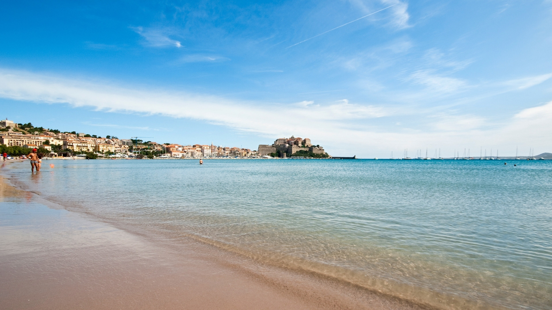 plage de Calvi en Corse